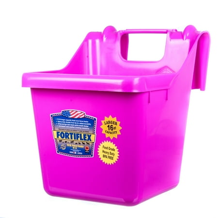 Fortiflex Hook Over Fence Feeder for Dogs/Cats and Horses 16-Quart Hot Pink Fortiflex Hook Over Fence Feeder for Dogs/Cats and Horses 16-Quart Hot Pink