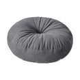 thumbnail image 3 of Cojín Redondo para Piso Adultos Niños Almohada Multifuncional Asiento Decorativo Silla Meditación Corduroy Resistente Adecuado para Relajación Lectura Gris, 3 of 8