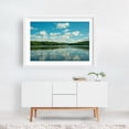 thumbnail image 2 of Lakeside Park, Pompton Lakes 02 - Pompton Lakes New Jersey Photography Nature Landscape Scenic Water Forest Summer White Framed Wall Art Print 5 x 7 inches, 2 of 3