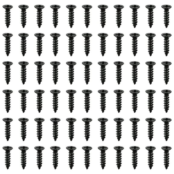 MRLESS 100pcs Drywall Screws 16mm Coarse Thread Phillips Drive for Repairment