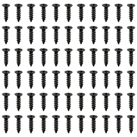 

Qiysamall DOITOOL 100pcs Drywall Nails Carbon Steel M4*16 Cross Nails Flat Head Screws for Repairment