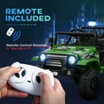 thumbnail image 6 of Qaba 12V Ride on Car, Ride on Truck, Battery Powered Toy Car with Remote, 4 Suspension Wheels, 3 MPH Max Speeds, Music, Horn & Lights, Green, 6 of 9