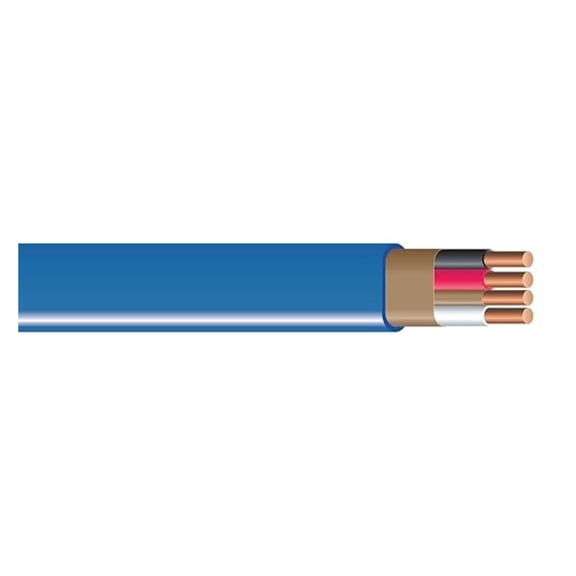 14/3 NM-B, Non-Metallic, Sheathed Cable, Residential Indoor Wire, Used for Wiring Swiches, Outlets and Other Loads with Dry Applications (60Ft Cut)