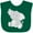 Green, variant on Inktastic Elephant Boys or Girls Baby Bib