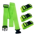 thumbnail image 3 of 4 correas para equipaje que mantienen la maleta unida para el conector de cinturones de viaje. Verde, 3 of 9