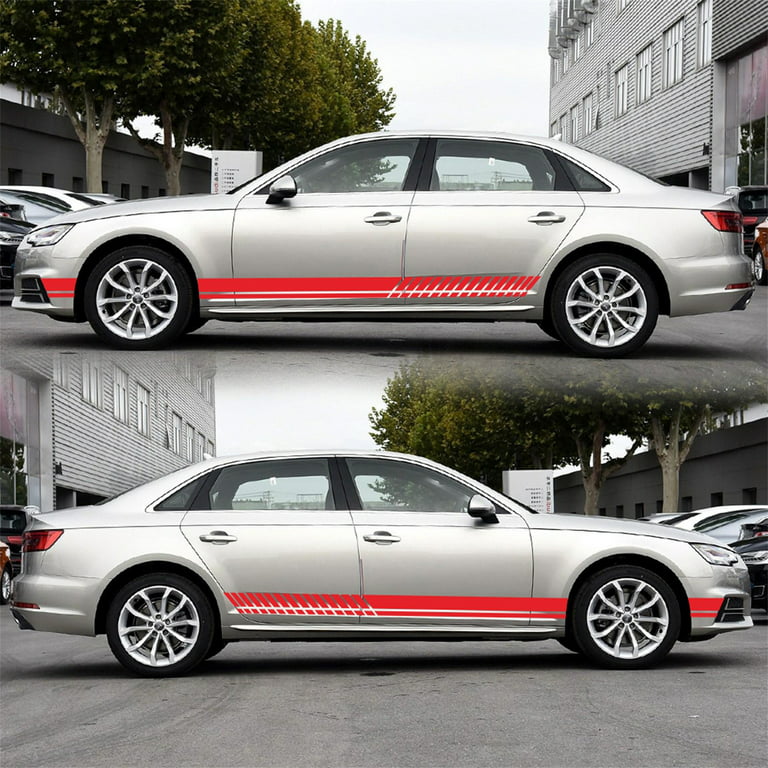 STICKERS DECALS side stripes AUDI A4