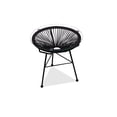 thumbnail image 1 of Table d'appoint Acapulco en noir, 1 of 1