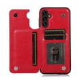 thumbnail image 3 of Luxury Slim Fit Wallet Magnetic Flip Leather Case For Samsung Galaxy S24 Ultra S23 S22 S21 Plus S20 FE S10E S10 S9 S8 Note 20, 3 of 5