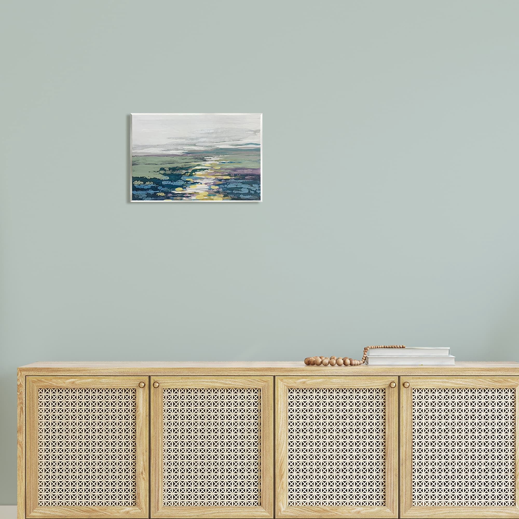 Stupell Industries Vivid Sea Water Ocean Surface Ripples Collage Painting Unframed Art Print Wall Art, Design by Stacy Gresell