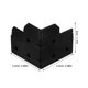 thumbnail image 5 of 12 protectores de esquinas de metal para cajas de madera, protectores de esquinas negros para muebles, cofres de madera, armarios y muebles, 5 of 8
