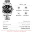 thumbnail image 3 of POEDAGAR Luxury Sport Quartz Wrist Watch For Man Waterproof Luminous Date Male Watches Stainless Steel, 3 of 6