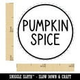 thumbnail image 2 of Pumpkin Spice Flavor Scent Rounded Text Self-Inking Rubber Stamp Ink Stamper - UV Ink - Mini 1/2 Inch, 2 of 7