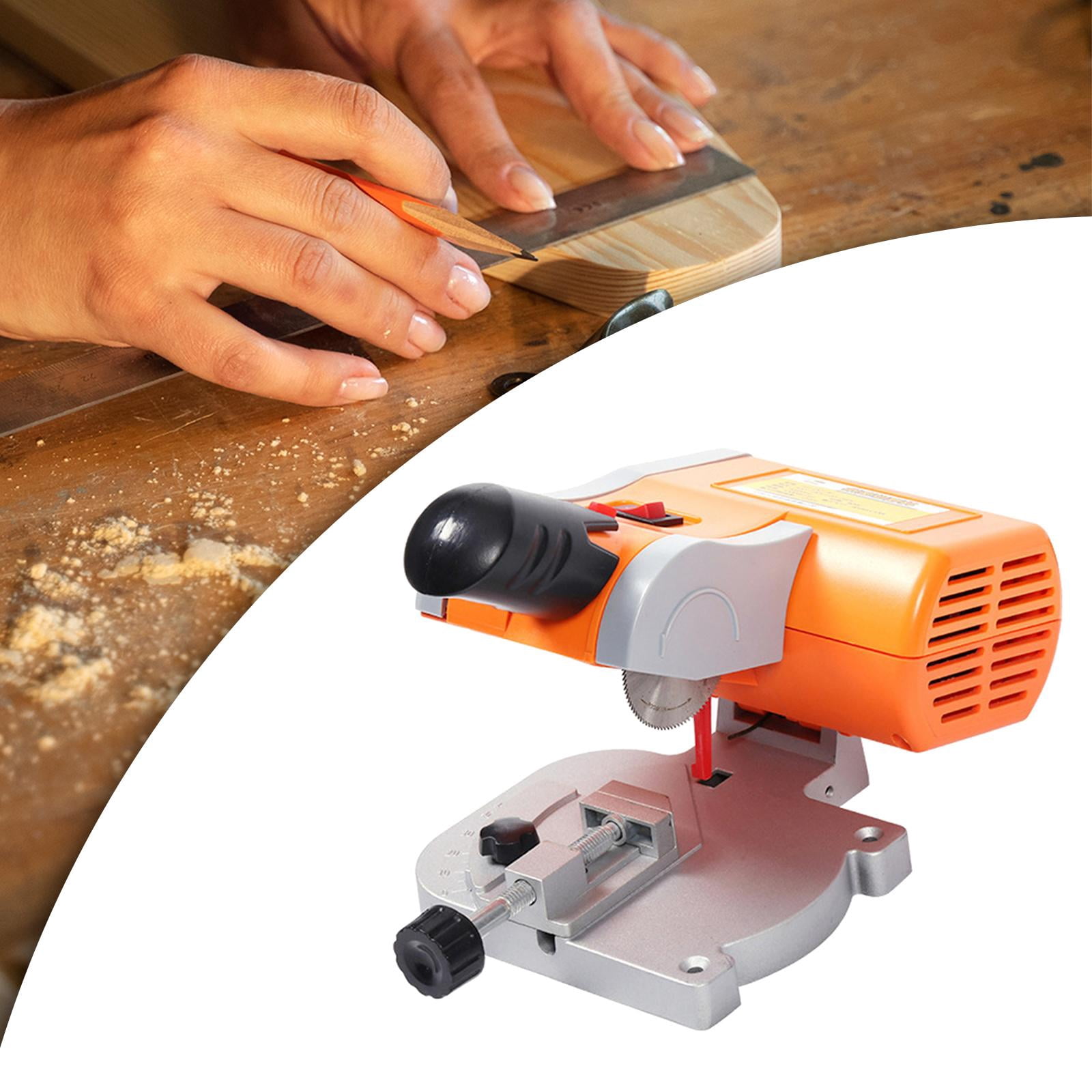 figatia Cutting Machine Cutter Multipurpose Solid 0-45 degreeAdjustable Cut Off Device Mitre Saw Equipment for Iron Metal Workshop Aluminum