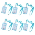 thumbnail image 1 of Funda para tarjeta de trabajo, funda con cuerda para colgar certificados, funda impermeable para tarjeta de identificación de plástico ultra grueso, 1 of 5
