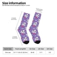 thumbnail image 2 of Picia Owl And Flowers Print Athletic Socks for Men & Women – Cushioned Moisture-Wicking Crew Socks for Sports, Running, and Training, Soft & Breathable Size 5-11, 2 of 6