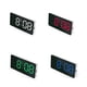 thumbnail image 3 of Alarma digital LED hogar electrónico pantalla grande Snooze reloj de mesa modo de atenuación pantalla ajustable relojes de despertador dispositivos azul Inevent HA039000-04B, 3 of 7