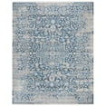 thumbnail image 2 of SAFAVIEH Vintage Persian Raphael Floral Bordered Polyester Area Rug, Blue/Ivory, 8' x 10', 2 of 7