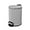 Matte Gray, variant on Acento Rondo 1.3 Gallon Round Step Trash Can with Soft-Close Lid, Removable Liner Bucket, Premium Pedal Metal Waste Bin for Bathroom, Bedroom, Dorm, Office, Matte Black