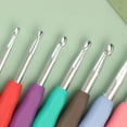 thumbnail image 3 of Knitting Material Package With Crochet Hooks Colorful Cotton Wool Plastic Clips And Needles Knitting Tools Accessories Set, 3 of 6