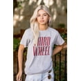 thumbnail image 3 of Third Wheel Funny Sarcastic Dating Plus Size Crewneck Graphic Tee Shirt Brisco Brands 2X, 3 of 5