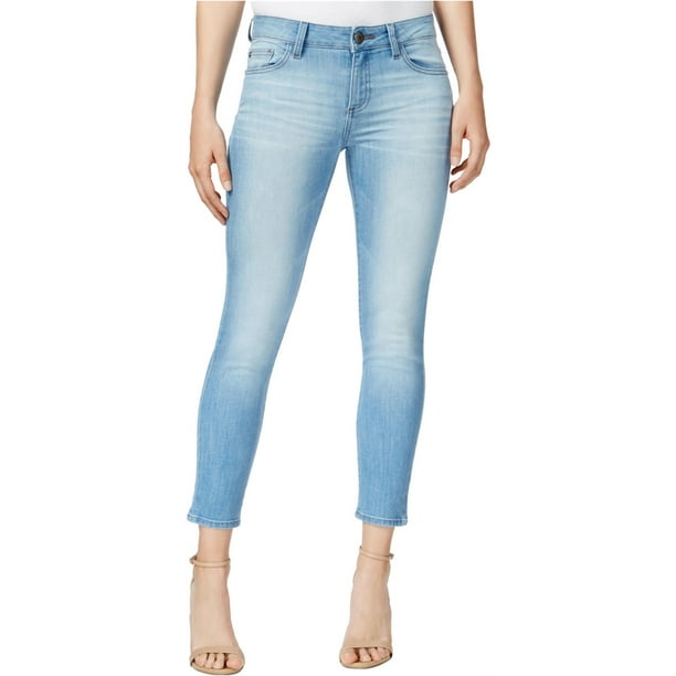 DL1961 Womens Florence Instasculpt Cropped Skinny Fit Jeans Blue