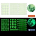 thumbnail image 1 of 334 Piezas Pegatinas de Pared que Brillan en la Oscuridad Perfecl Estrellas Luminosas, 1 of 8