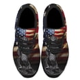 thumbnail image 2 of Black Labrador American flag Shoes Sneakers Black Size 11.5, 2 of 7
