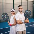 thumbnail image 6 of Pickleball Paddles Set,Pioneer Flower Floral Print Pattern Fiberglass Surface Pickleball Racket Set with 2 Indoor Outdoor Pickleball Balls and Pickleball Bag,Pickle-ball Equipment, 6 of 6