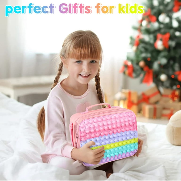 Pop Lunch Box Kids Lunch Bag for Girls Back to School Insulated Pink Lunch  Box Reusable Food Contain…See more Pop Lunch Box Kids Lunch Bag for Girls
