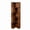 Brown, variant on L-Shaped Corner Bookshelf, 5 Tier Freestanding Display Shelf with LED Lights and Baffle, Storage Bookcase for Home, Office, Kitchen