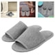 thumbnail image 2 of 1 par de pantuflas para invitados: sandalias ligeras y de punta abierta para mayor comodidad - Pantuflas antideslizantes para mujer y hombre - Suministros para hoteles, 2 of 7
