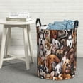 thumbnail image 6 of Vsdgher various dog breeds Waterproof Round Large Laundry Basket -Toy Storage Basket, Perfect as Hamper, Kids Room Storage, and Toy Containment-Medium, 6 of 6