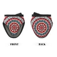 thumbnail image 2 of Pofeuu Round Design Print Thickened Mini Silicone Oven Mitts Heat Resistant, Rubber Oven Mitt Gloves, Finger Pinch Grips, Pot Holder, Silicone Potholder, 2 of 7