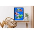thumbnail image 3 of Super Mario Galaxy 2 Retro Gaming Wall Art Poster for Kids Room Decor 8x12 UNFRAMDE, 3 of 3