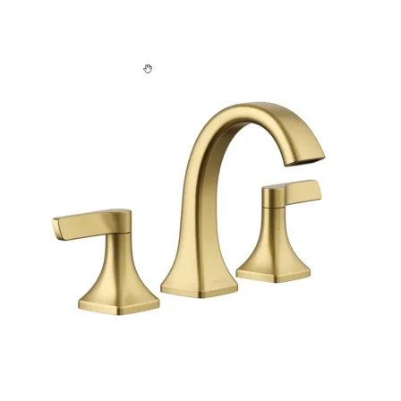 Kohler Riverly Widespread Bath Faucet, Matte Brass