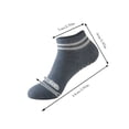 thumbnail image 3 of 6 Pairs Women's Sport Mid-Calf Socks Yoga Socks Dot Glue Non- Grip Ankle Socks, 3 of 3