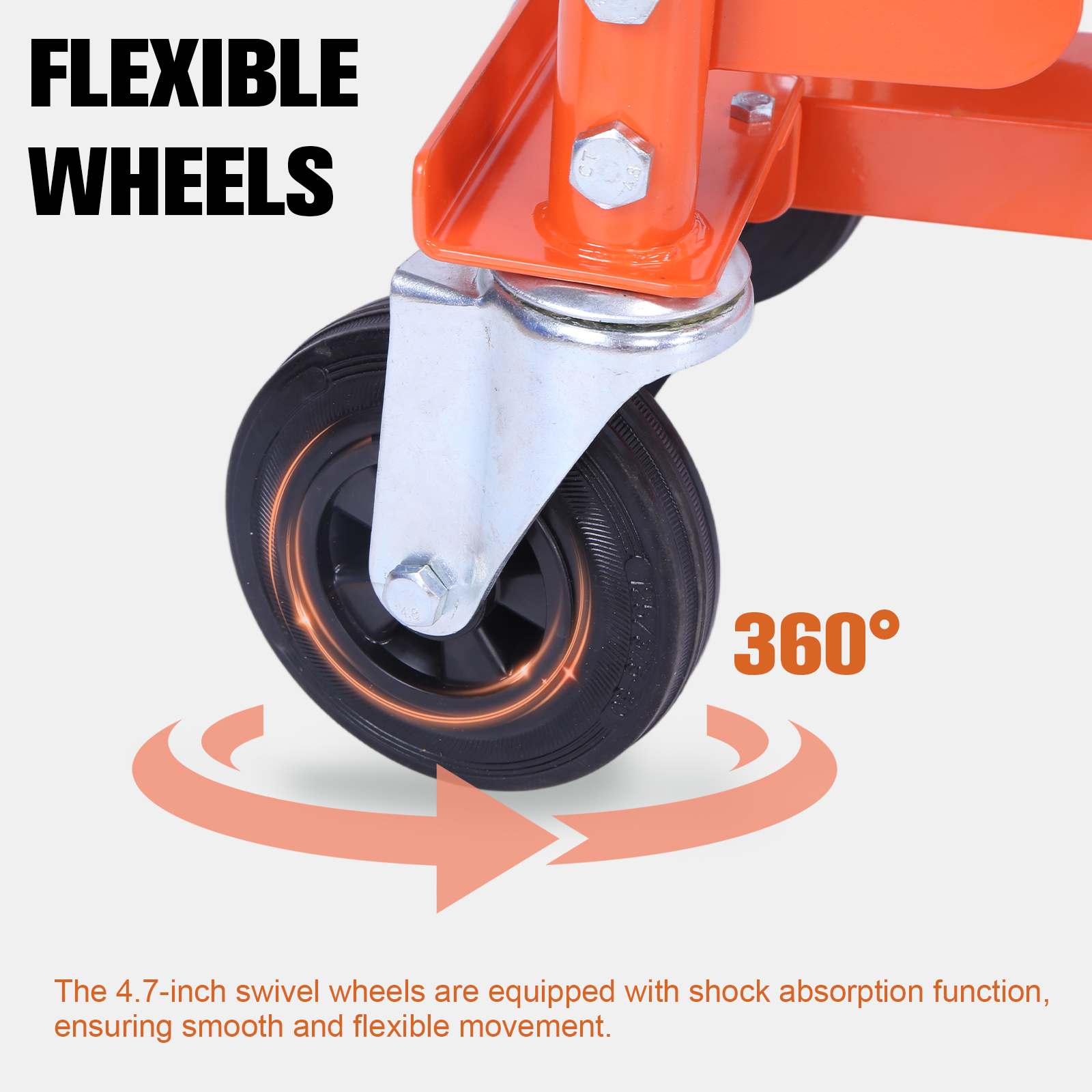 Qiyester Aluminum Hand Truck Dolly 3 in 1 Folding Convertible Stair Climbing Cart with Handle Wheels for Transport Moving Shopping Home, Office, Warehouse