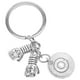 thumbnail image 1 of unbranded 1Ud Llavero De De En Metal Plateado Con Y Para Llaves, 1 of 8