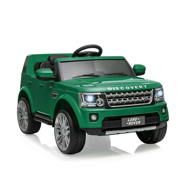 CazToi Land Rover Licenciado 12V Control Remoto Almacenamiento MP3 Luces LED USB Edad 3-8