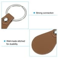 thumbnail image 4 of Unique Bargains Leather Key Fob Kit, PU Leather Key Fob Blanks and Key Rings for Laser Engraving, Dark Brown 36 Pack, 4 of 6