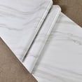 thumbnail image 4 of White Pvc Self Adhesive Stone Wall Sticker Oil Proof Waterproof For Countertop Cabinet Bathroom 118X23.6 Inches, 4 of 7