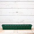 thumbnail image 3 of Root & Vessel Poly-Pro Plastic Indoor/Outdoor Liner/Planter Flower Box, Green 36", 3 of 4
