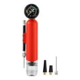 thumbnail image 1 of Ball Pump with Pressure Gauge Portable Practical Durable Rainproof Hand Pump for Red, 1 of 9