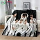 thumbnail image 2 of Manta de grupo de niños Idol coreano, manta súper suave y cálida para sofá cama, cubierta de forro polar, el más nuevo, 2 of 4