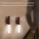 thumbnail image 3 of Luz nocturna LED con sensor de movimiento, acabado en nogal, 3 of 6