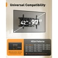 thumbnail image 2 of Soporte de pared Perlegear Full Motion para televisores de 42 a 97 pulgadas de hasta 60 kg, 2 of 7