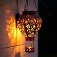 thumbnail image 2 of Solar Hot Air Balloon Lantern, Outdoor Hanging Solar Hummingbird Lights, Metal Hanging Solar Lanterns Decorative LED Night Lights for Outside Wall, Patio, Pathway, 2 of 6