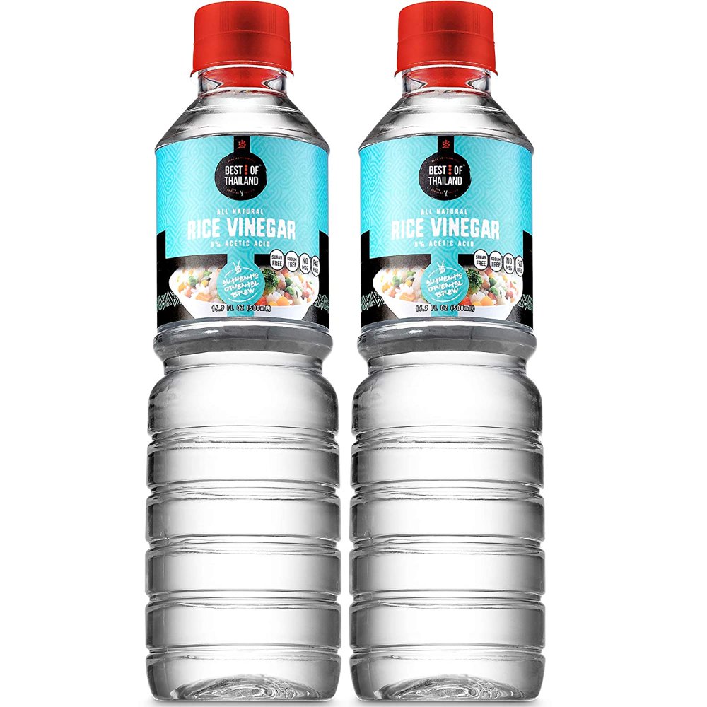 Best of Thailand Gourmet Rice Vinegar Gluten Free Vinegar for Sushi 2 x