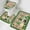 Green, variant on St. Patricks Day Bathroom Rug Sets 3 Piece, Non Slip Bath Mat, Green Gnomes Shamrocks Gold Coin Plaid Absorbent Floor Mats Bath Rugs with U-Shaped Contour Rug Toilet Lid Cover Bathroom Decor Small