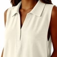thumbnail image 5 of RYDCOT Women'S Summer 2 Piece Linen Outfits Sleeveless V Neck Tops and High Waisted Wide Leg Pants Sets Beige, 5 of 9
